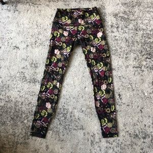 Lululemon Wunder Under Floral Full Length Leggings 6